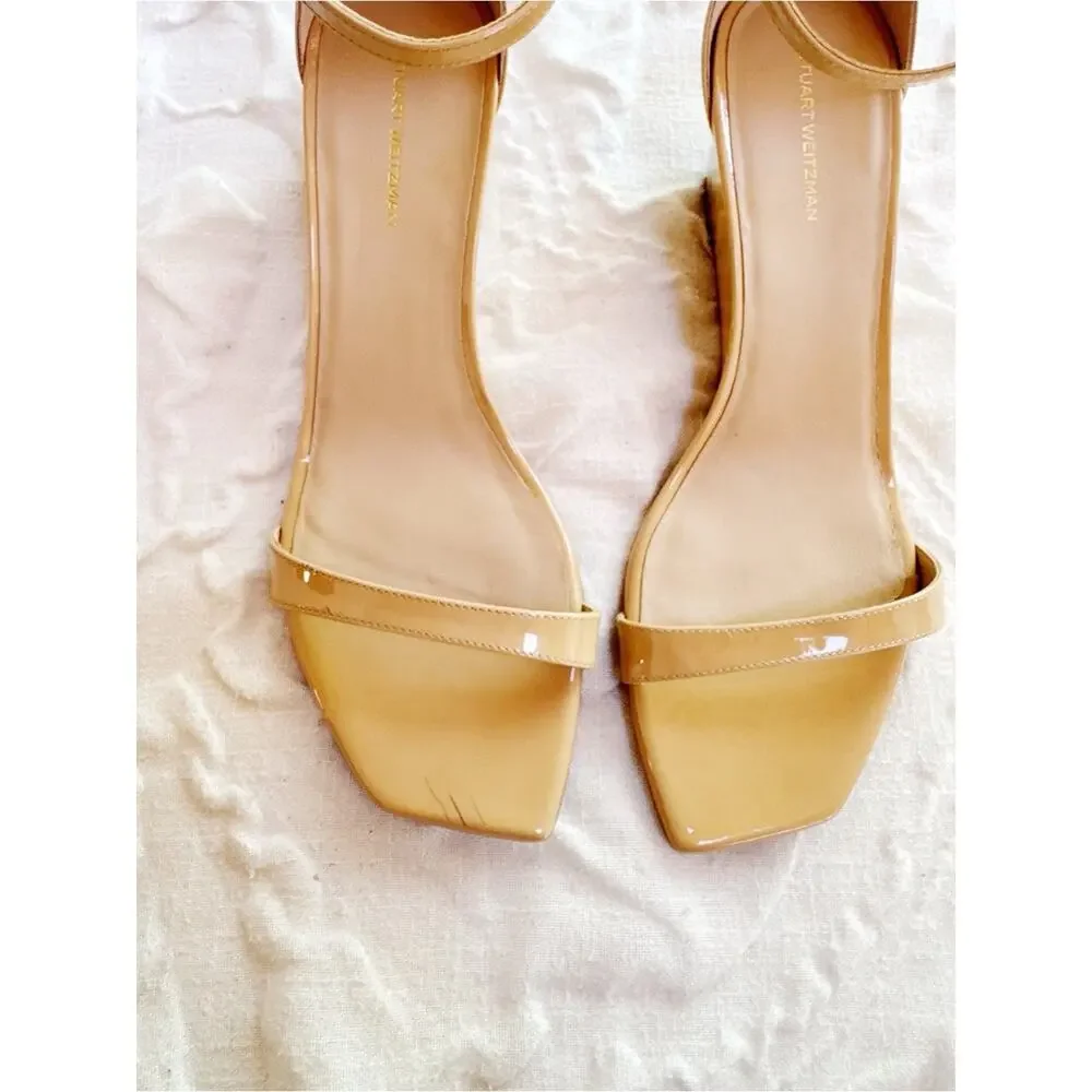 Stuart Weitzman Nudistcurve Wedge Sandal Size 11